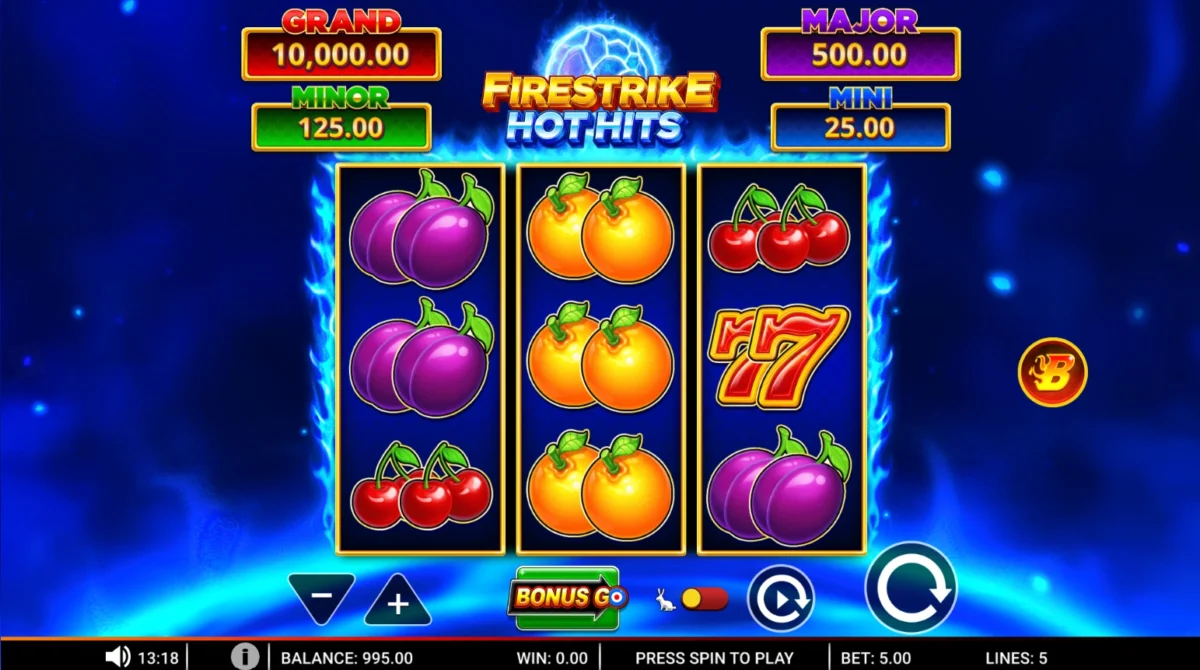 Firestrike Hot Hits Game Screenshot